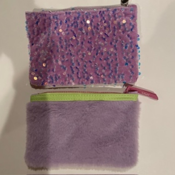 Fancy Purple Ipsy Makeup Bags x 2 - Picture 1 of 3